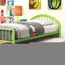 Rainbow Full Bed Black, White, Silver, Black, & Green