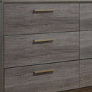 MANVEL Two-Tone Antique Gray Dresser