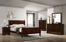 Louis Philippe Full, Twin, Full, & King Bed Black, Grey, Brown & White