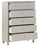 Wellsummer 5 Drawer Chest in Gray 1803GY-9
