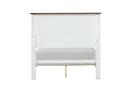 Pinetop Twin & Full Bed White & Blue