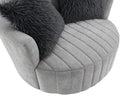Hoople Channel Tufted Swivel Chair