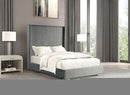Cadwell E.King, Queen, & Full Bed White, Gray, & Black