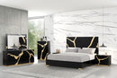 Goldsberg E.King & Queen Bed Grey & Pink