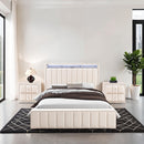 Farese Queen Bed w/ 2 Nightstands
