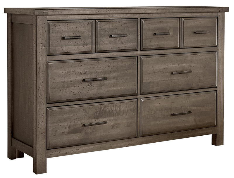 vaughan bassett dresser Vaughan-Bassett Chestnut Creek Dresser in Pewter