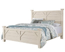 Vaughan-Bassett Chestnut Creek King Plank Poster Bed in Alpaca/Greige image