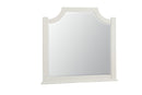 Vaughan-Bassett Maple Road Scalloped Mirror in Soft White/Natural Top image